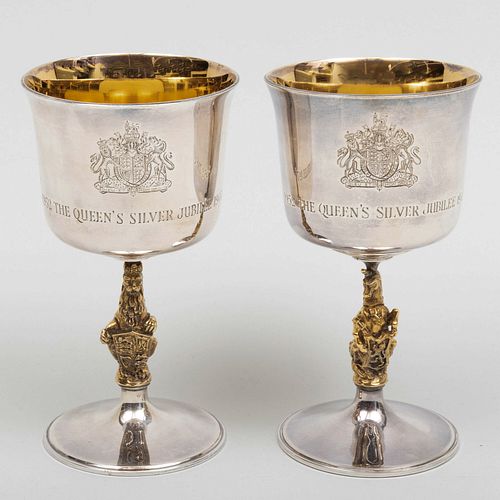 SET OF GARRARD & CO. SILVER JUBILEE