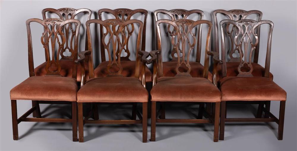 SET OF GEORGE III STYLE MAHOGANY