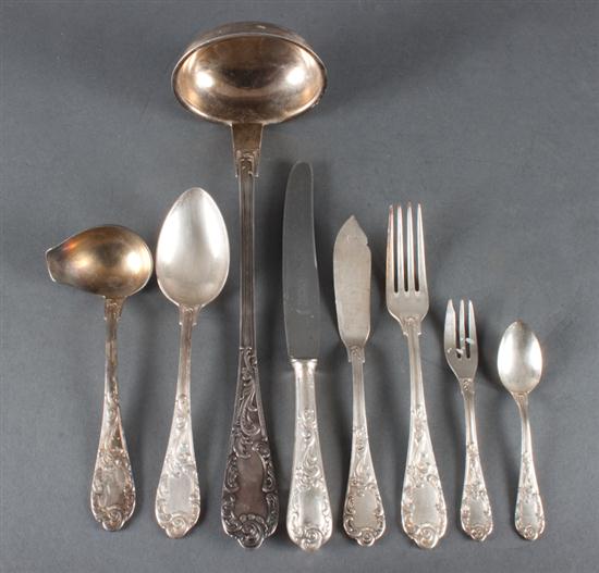 Set of German rococo style