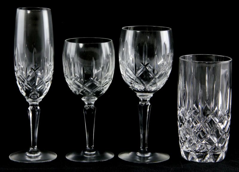 Set of Gorham Crystal(65) pieces