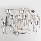 SET OF GORHAM SILVER FLATWAREM