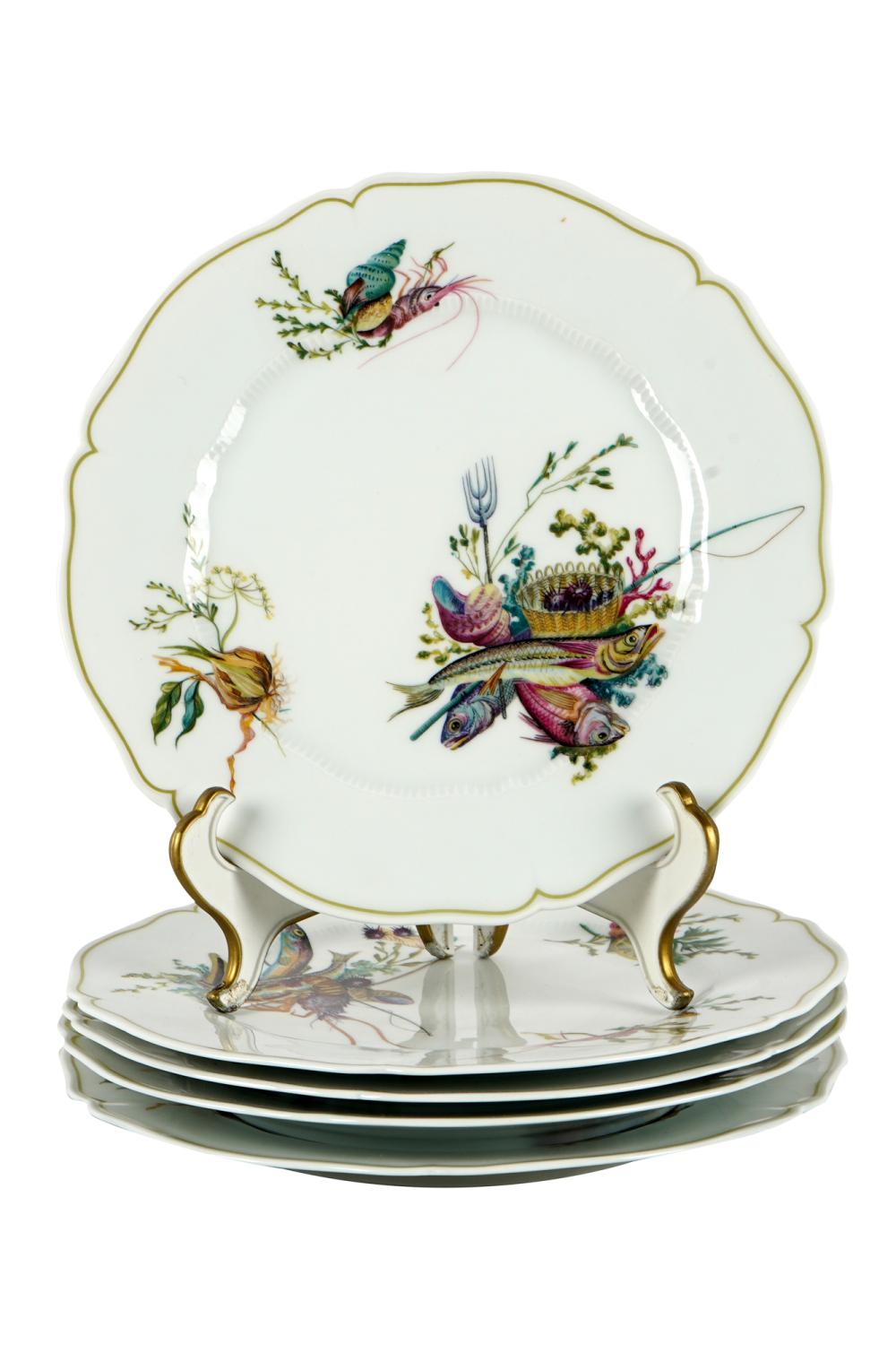 SET OF HAVILAND LIMOGES FISH