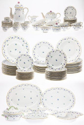 SET OF HEREND BLUE GARLAND CHI