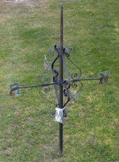 SET OF IRON WEATHER VANE FINDE