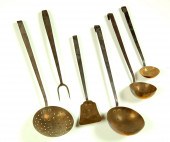 SET OF KITCHEN UTENSILS.  Amer
