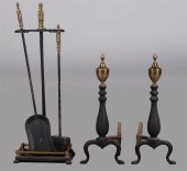 SET OF LATE FEDERAL STYLE IRON