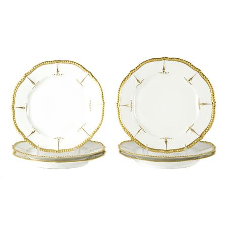 Set of Limoges Gilt Decorated