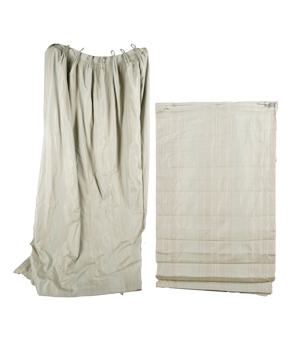 SET OF MICHAEL SMITH STRIPED WINDOW