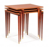 SET OF MODERN TEAKWOOD TRIO TA