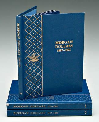 Set of Morgan silver dollars,