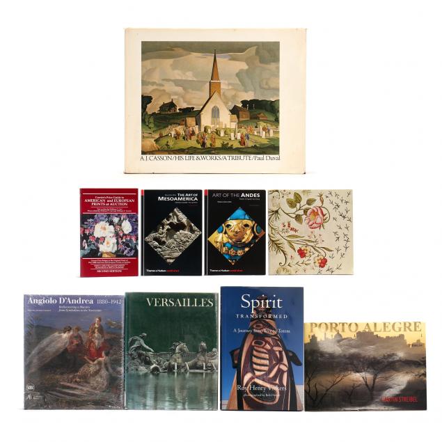 SET OF NINE ART BOOKS To include: