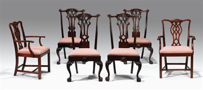 Set of nine Centennial mahogany