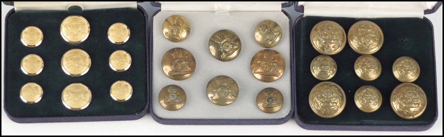 SET OF NINE FIRMIN & SONS BRASS