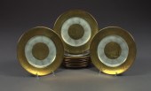 Set of Nine German Richly Gild