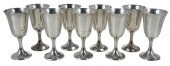 SET OF NINE GORHAM STERLING GO