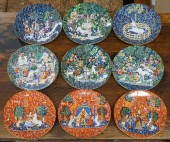 SET OF NINE HAVILAND LIMOGES U