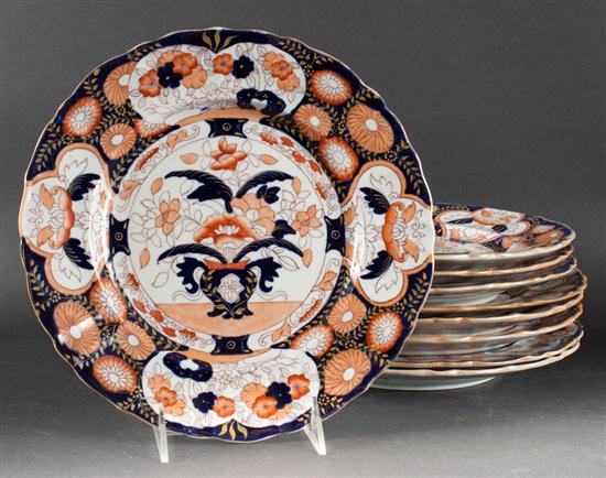 Set of nine Mason's ironstone