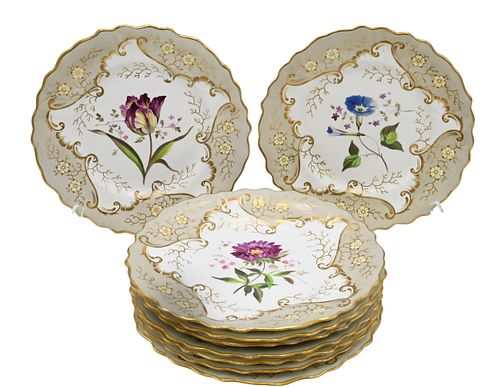 SET OF NINE SHAPED PLATESSet of