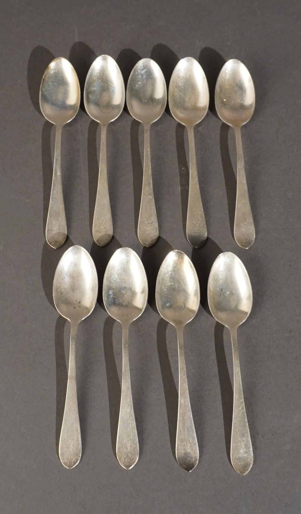 SET OF NINE STIEFF STERLING