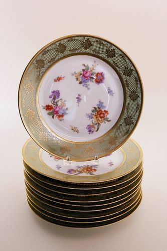 SET OF NINE TIRSCHENREUTH STUDIO