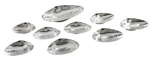SET OF NINE WALLACE STERLING