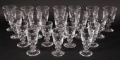 SET OF NINETEEN STEUBEN CLEAR