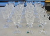 SET OF NINETEEN WATERFORD CRYS