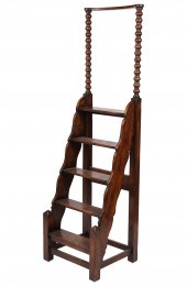 SET OF OAK LIBRARY STEPSSet of