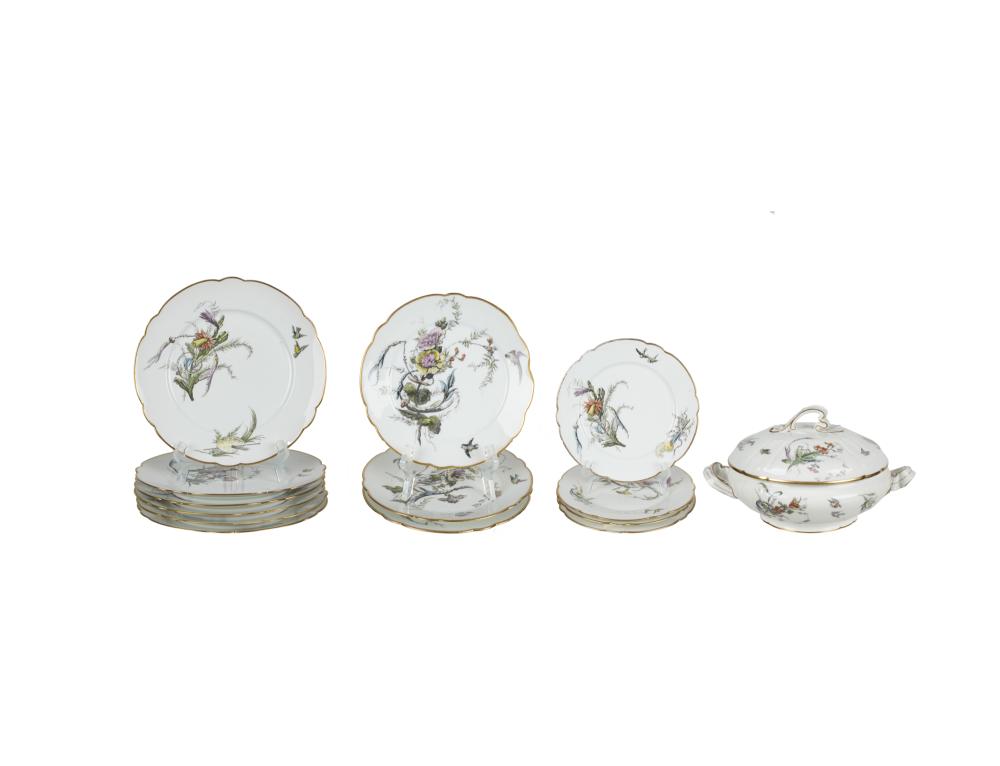 SET OF PILIVUYT PORCELAIN