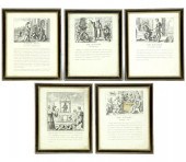 SET OF PRINTS OF AESOP'S FABLE