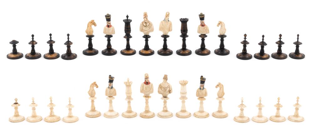SET OF PRISONER-OF-WAR CARVED