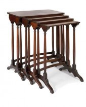 Set of Regency Mahogany Quarte