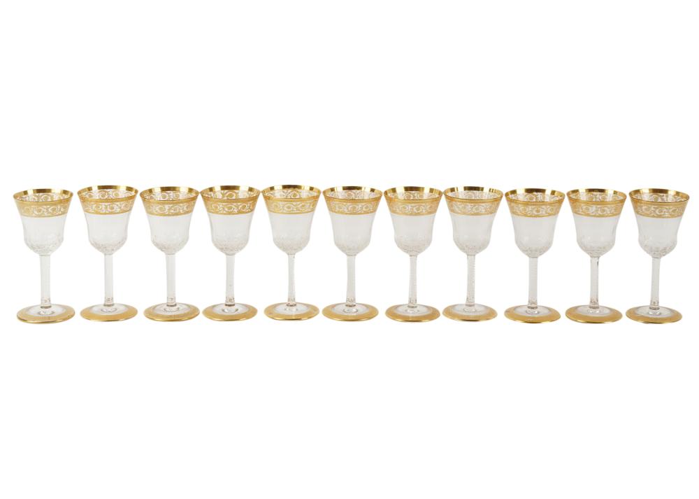 SET OF SAINT LOUIS GILT AND