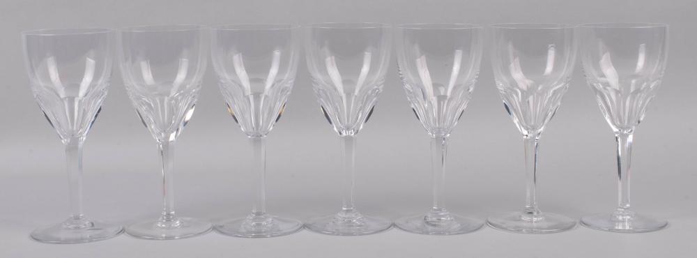 SET OF SEVEN BACCARAT WATER