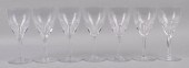 SET OF SEVEN BACCARAT WATER GO