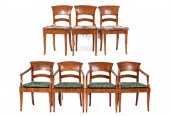 SET OF SEVEN BIEDERMEIER DININ