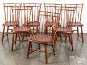 SET OF SEVEN BIRDCAGE WINDSOR