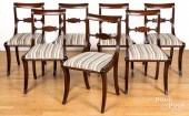 SET OF SEVEN CLASSICAL MAHOGAN