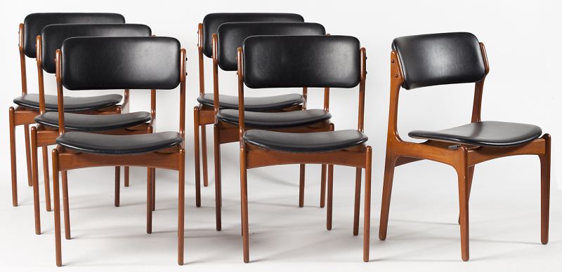 Set of Seven Danish Modern Dining