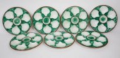 SET OF SEVEN DECORATIVE MAJOLI