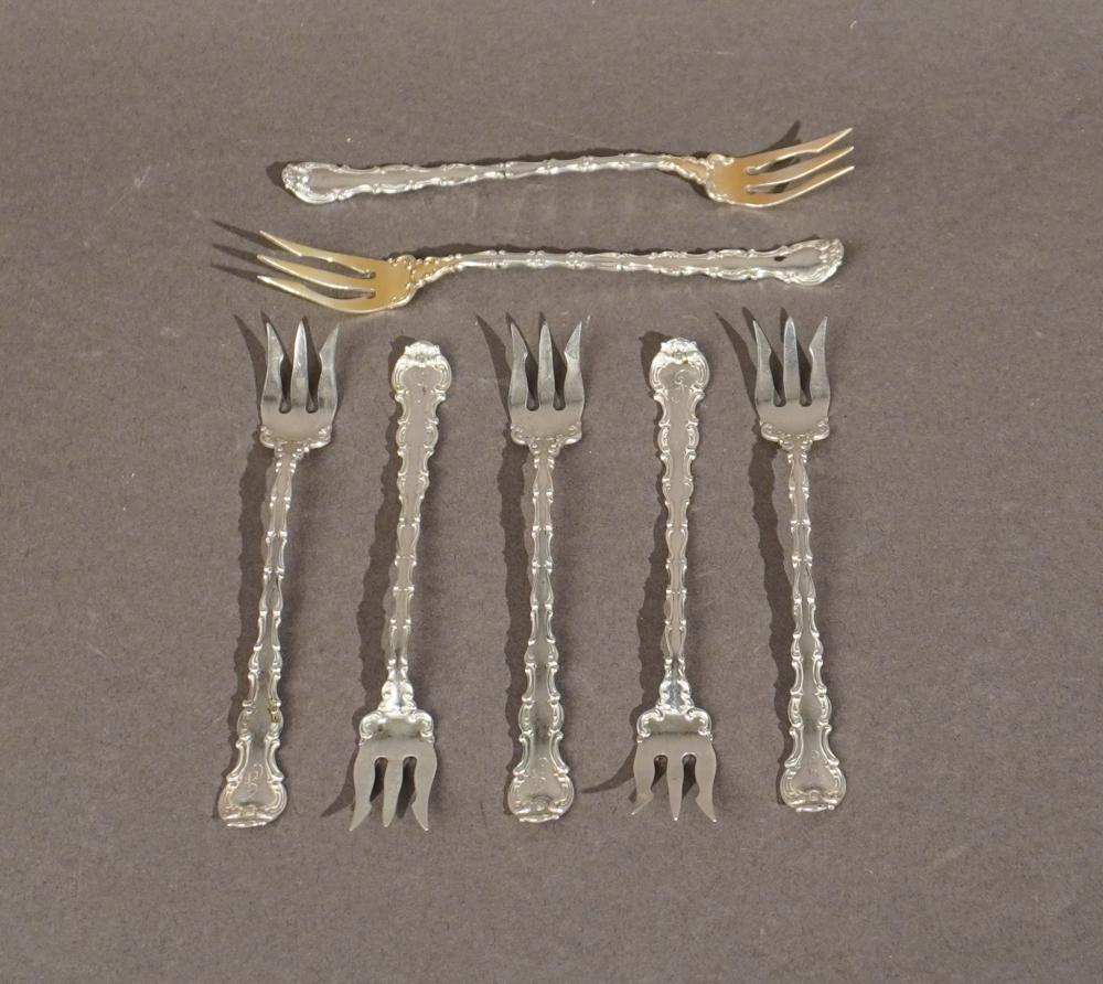 SET OF SEVEN GORHAM SILVER CO.