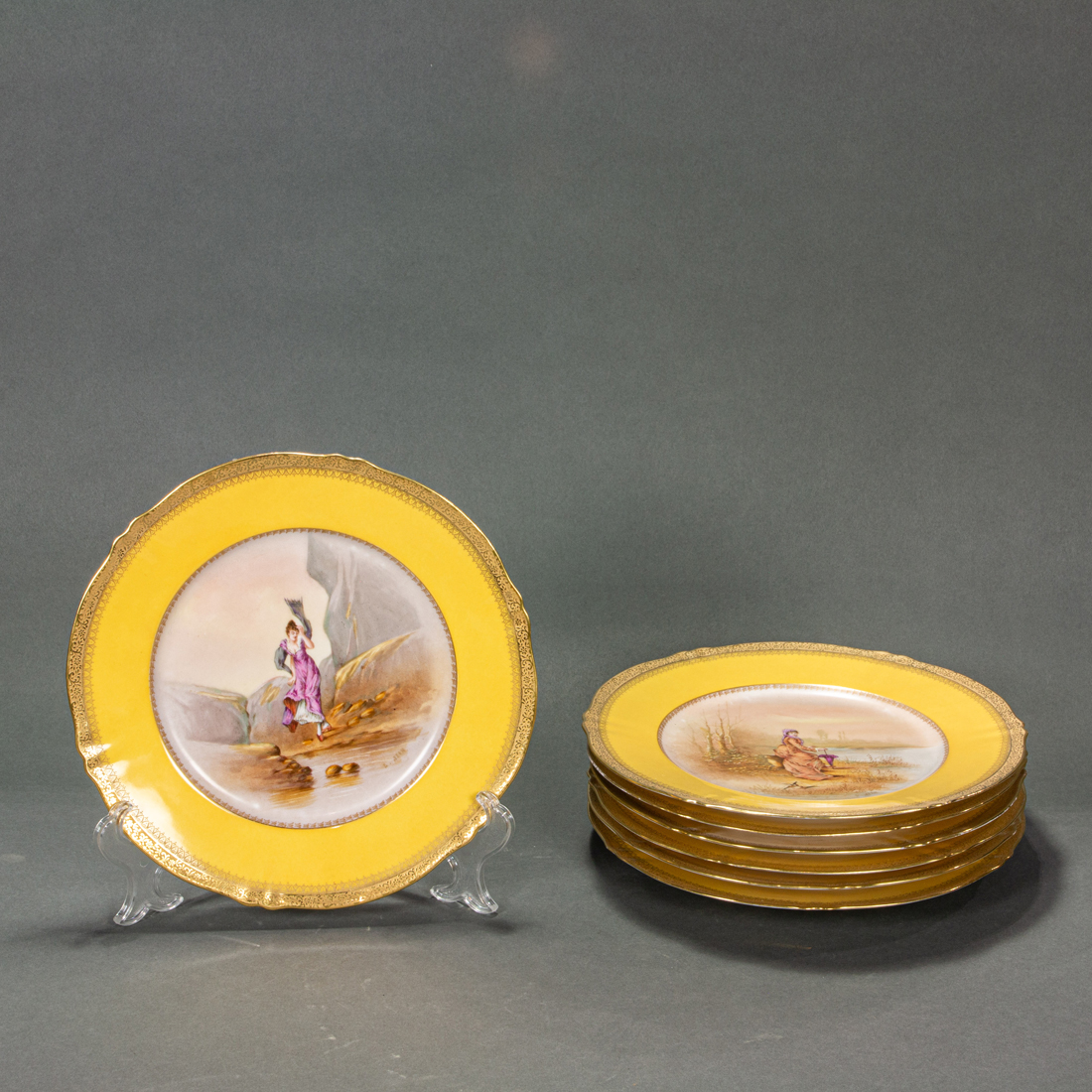 SET OF SEVEN HAVILAND LIMOGES