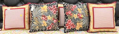 SET OF SEVEN VERSACE THROW