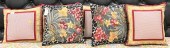 SET OF SEVEN VERSACE THROW PIL