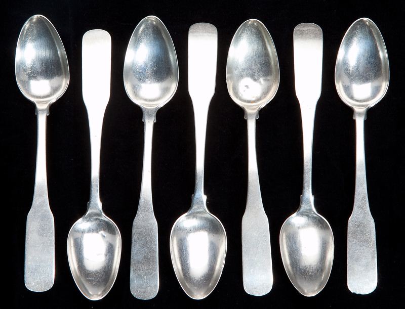 Set of Seven Virginia Coin Silver