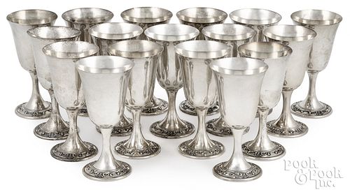 SET OF SEVENTEEN GORHAM STERLING
