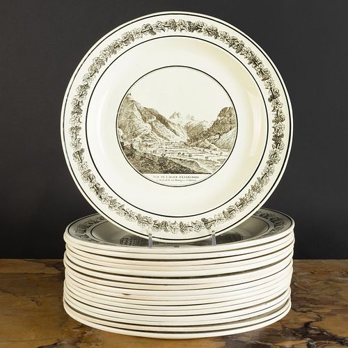 SET OF SEVENTEEN STONE, COQUEREL ET