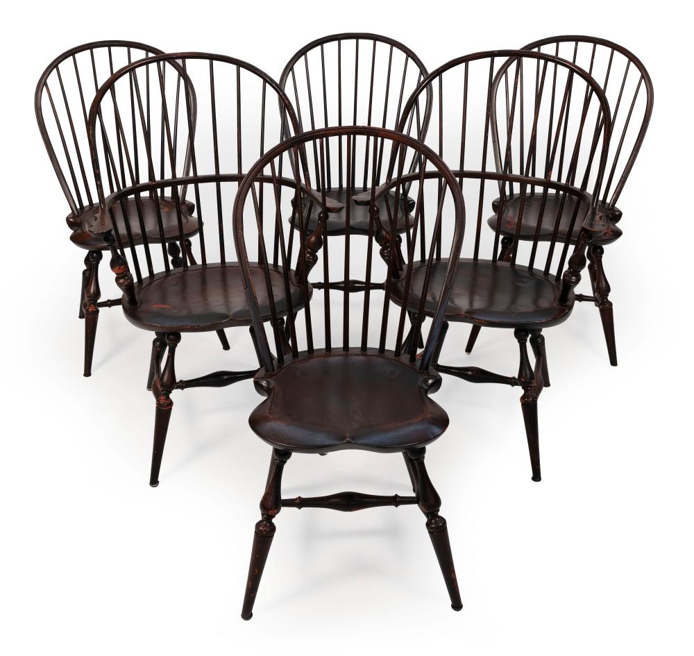 SET OF SIX 18TH CENTURY-STYLE