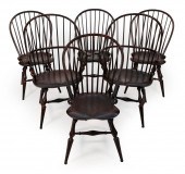 SET OF SIX 18TH CENTURY-STYLE