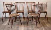 SET OF SIX 19TH C. BIRDCAGE WI